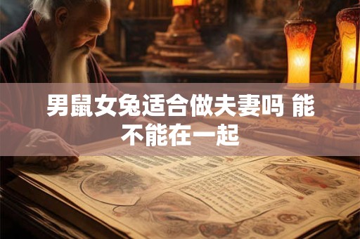 男鼠女兔适合做夫妻吗 能不能在一起