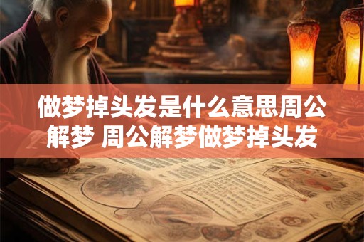做梦掉头发是什么意思周公解梦 周公解梦做梦掉头发预示什么