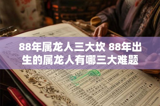 88年属龙人三大坎 88年出生的属龙人有哪三大难题