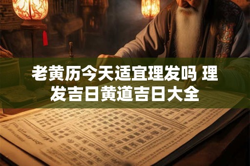 老黄历今天适宜理发吗 理发吉日黄道吉日大全 老黄历今天适宜理发吗 理发吉日黄道吉日大全
