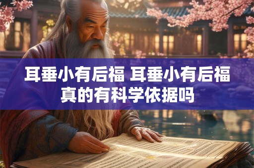 耳垂小有后福 耳垂小有后福真的有科学依据吗