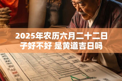 2026年农历六月二十二日子好不好 是黄道吉日吗 2026年农历六月二十二日子好不好 是黄道吉日吗