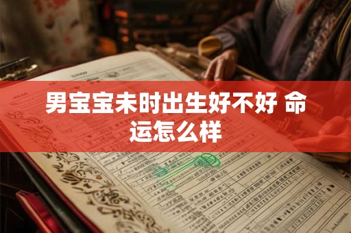 男宝宝未时出生好不好 命运怎么样
