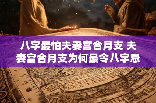 八字最怕夫妻宫合月支 夫妻宫合月支为何最令八字忌惮