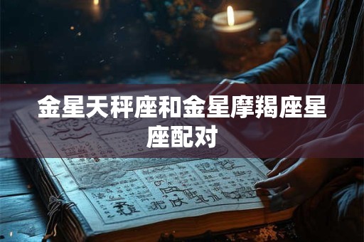 金星天秤座和金星摩羯座星座配对