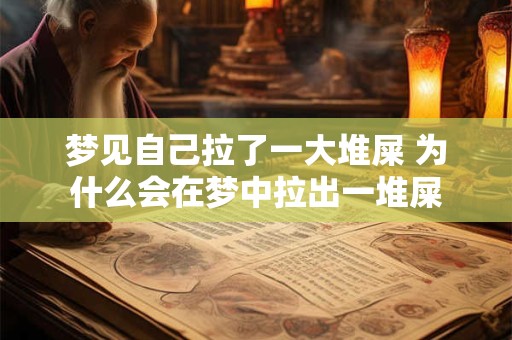 梦见自己拉了一大堆屎 为什么会在梦中拉出一堆屎
