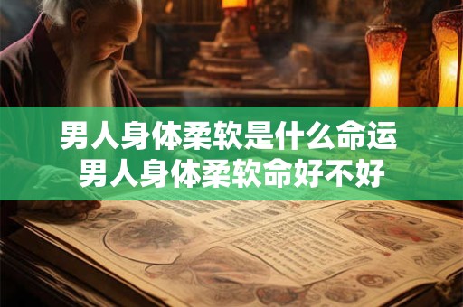 详细阅读:男人身体柔软是什么命运 男人身体柔软命好不好 男人身体柔软是什么命运 男人身体柔软命好不好