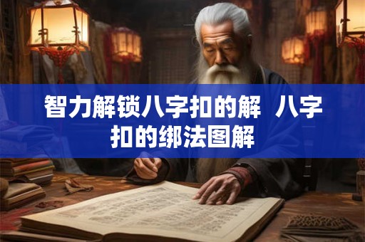 智力解锁八字扣的解  八字扣的绑法图解
