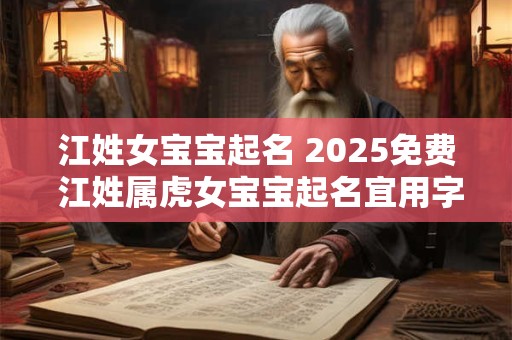 江姓女宝宝起名 2025免费 江姓属虎女宝宝起名宜用字