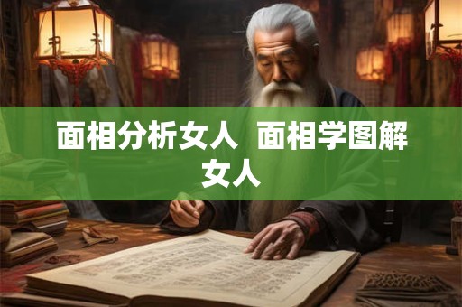 面相分析女人  面相学图解女人