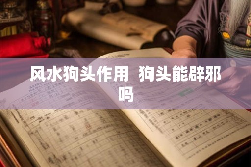风水狗头作用  狗头能辟邪吗