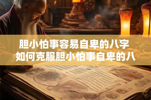 胆小怕事容易自卑的八字 如何克服胆小怕事自卑的八字