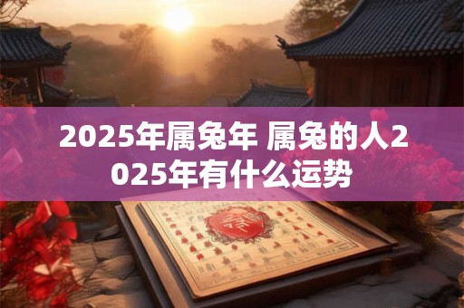 2025年属兔年 属兔的人2025年有什么运势