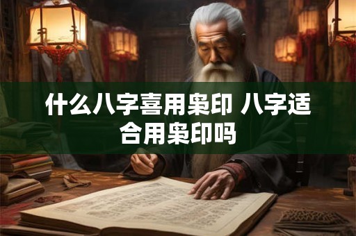 什么八字喜用枭印 八字适合用枭印吗