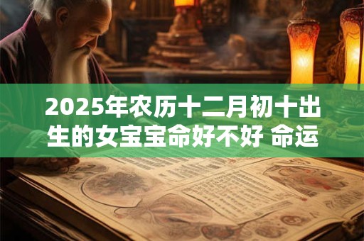 2025年农历十二月初十出生的女宝宝命好不好 命运解析