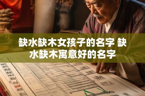 缺水缺木女孩子的名字 缺水缺木寓意好的名字