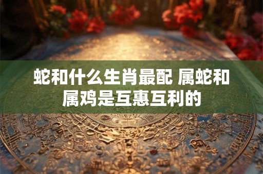 蛇和什么生肖最配 属蛇和属鸡是互惠互利的