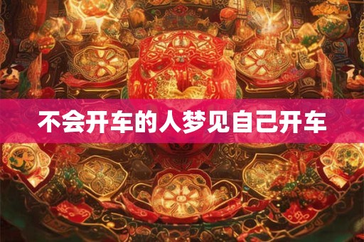 不会开车的人梦见自己开车