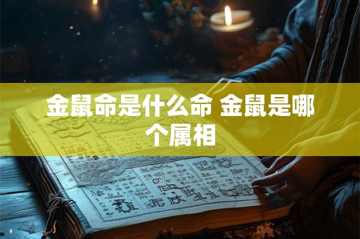 金鼠命是什么命 金鼠是哪个属相