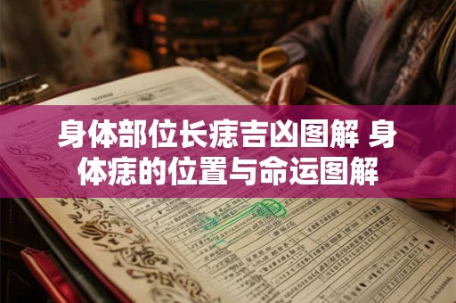身体部位长痣吉凶图解 身体痣的位置与命运图解