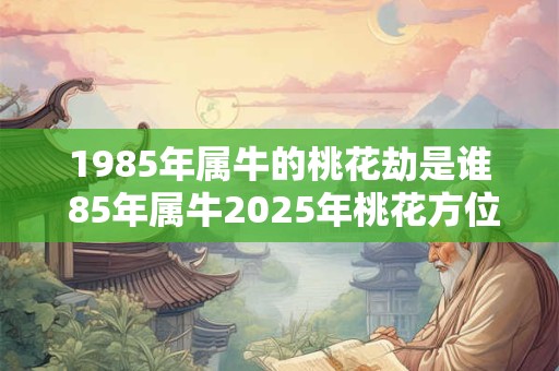 详细阅读:1985年属牛的桃花劫是谁 85年属牛2025年桃花方位 1985年属牛的桃花劫是谁 85年属牛2025年桃花方位