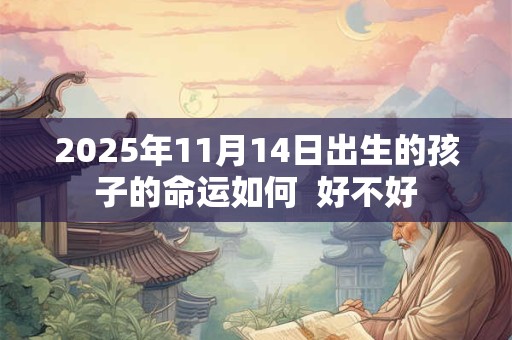 2025年11月14日出生的孩子的命运如何  好不好
