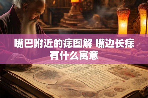 嘴巴附近的痣图解 嘴边长痣有什么寓意