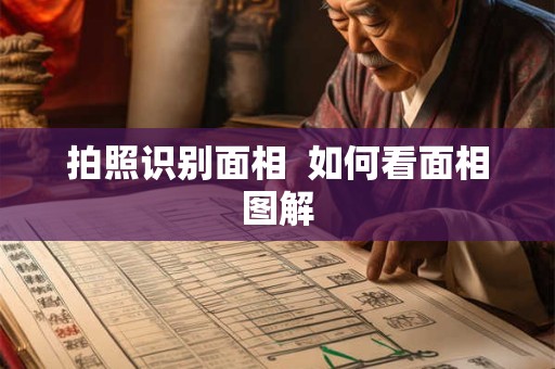 拍照识别面相  如何看面相图解