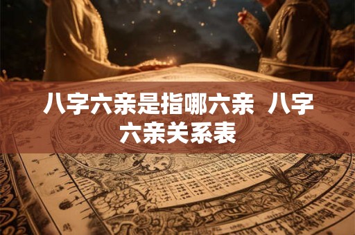 八字六亲是指哪六亲  八字六亲关系表