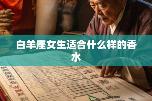 白羊座女生适合什么样的香水