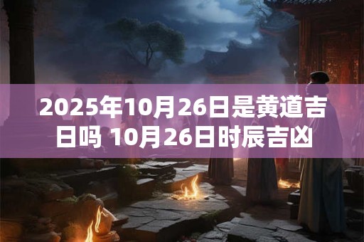 2025年10月26日是黄道吉日吗 10月26日时辰吉凶