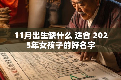 11月出生缺什么 适合 2025年女孩子的好名字