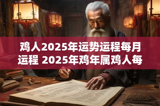 鸡人2025年运势运程每月运程 2025年鸡年属鸡人每月的运势与运程如何
