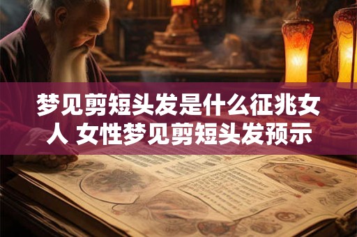 梦见剪短头发是什么征兆女人 女性梦见剪短头发预示什么