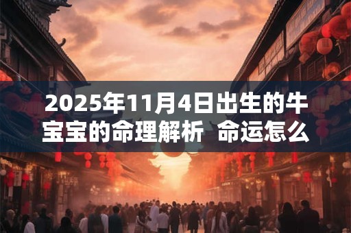 2025年11月4日出生的牛宝宝的命理解析  命运怎么样