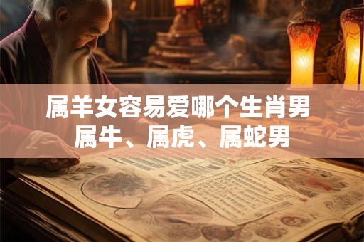 属羊女容易爱哪个生肖男 属牛、属虎、属蛇男