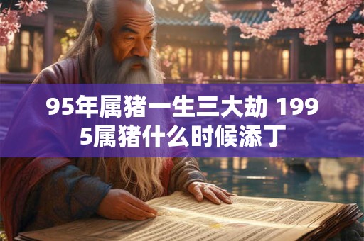 95年属猪一生三大劫 1995属猪什么时候添丁