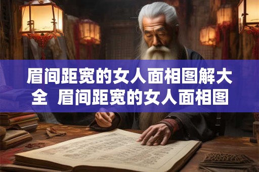 眉间距宽的女人面相图解大全  眉间距宽的女人面相图解大全