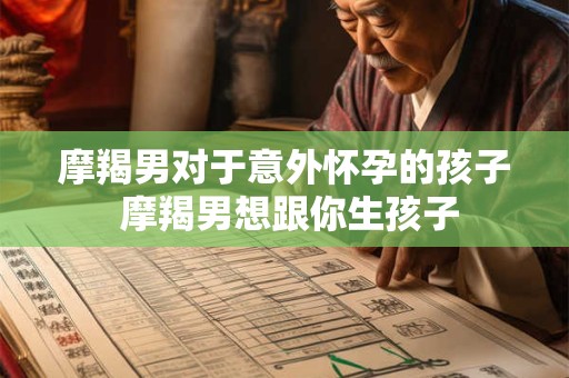 摩羯男对于意外怀孕的孩子 摩羯男想跟你生孩子