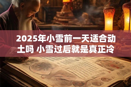 2025年小雪前一天适合动土吗 小雪过后就是真正冷了吗 2025年小雪前一天适合动土吗 小雪过后就是真正冷了吗