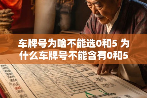 车牌号为啥不能选0和5 为什么车牌号不能含有0和5