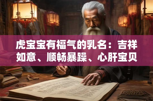 虎宝宝有福气的乳名：吉祥如意、顺畅暴躁、心肝宝贝