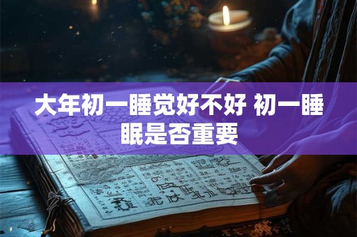 大年初一睡觉好不好 初一睡眠是否重要