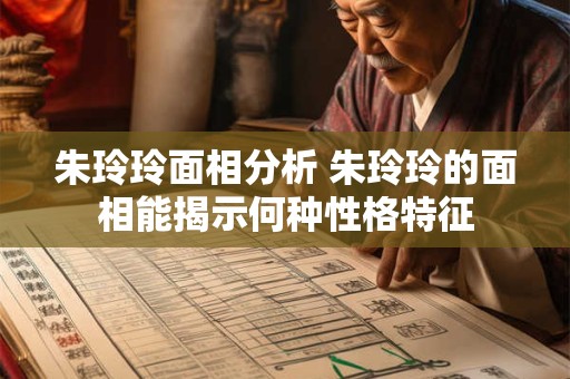 朱玲玲面相分析 朱玲玲的面相能揭示何种性格特征