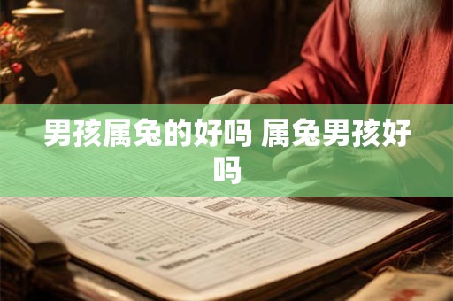 男孩属兔的好吗 属兔男孩好吗