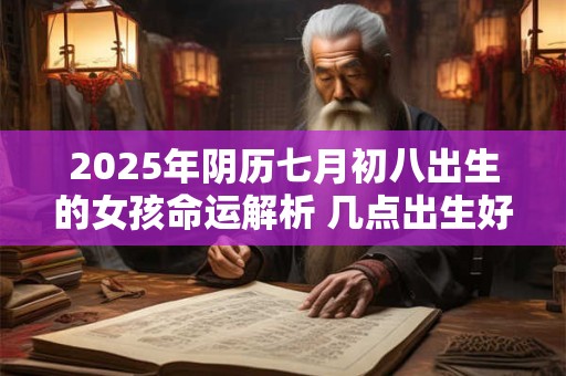 2025年阴历七月初八出生的女孩命运解析 几点出生好