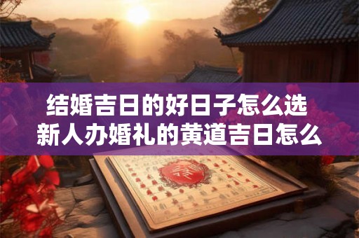 结婚吉日的好日子怎么选 新人办婚礼的黄道吉日怎么选