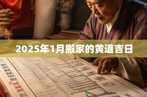 2025年1月搬家的黄道吉日
