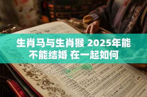 生肖马与生肖猴 2025年能不能结婚 在一起如何