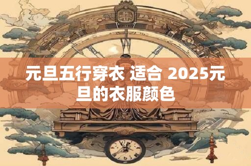 元旦五行穿衣 适合 2025元旦的衣服颜色